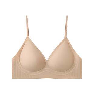 三福深V外露肩带大露背美背女士内衣舒适薄杯无钢圈聚拢文胸女