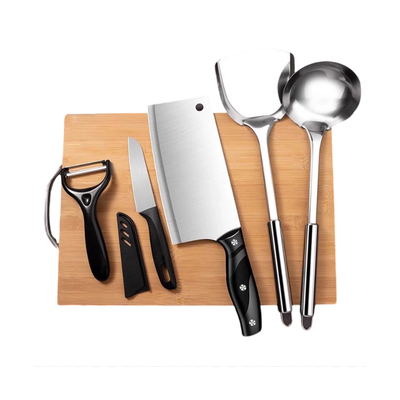 菜刀菜板二合一宿舍厨房用品组合砧板刀具套装不锈钢厨具全套家用