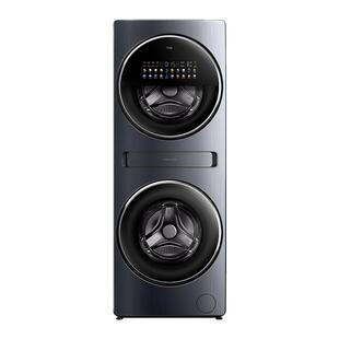 TCL双子舱滚筒洗衣机Q10分区16KG双直驱懒人洗烘一体机全自动家用