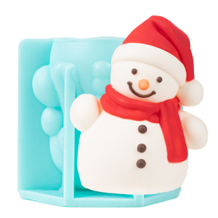 雪人模具圣诞节硅胶定制苹果圣诞树巧克力空壳敲敲乐立体蛋糕磨具