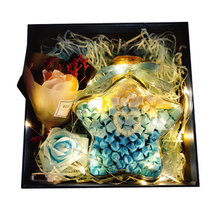 星星纸玻璃瓶折幸运星折纸手工diy许愿瓶装成品520情人节情侣礼物