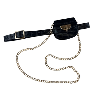 豹纹皮带小包女配裙子装饰毛衣连衣裙斜跨两用迷你小腰包腰带配饰