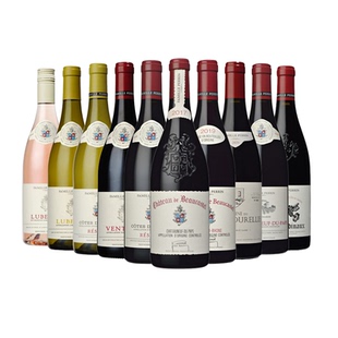 佩兰家族系列博卡斯古特度莱教皇新堡罗纳河谷珍藏干白干红葡萄酒