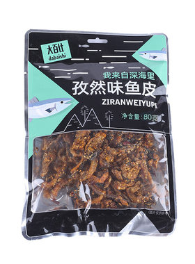 大百仕80g烧烤味鱼皮办公休闲