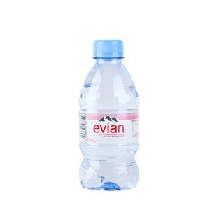 法国进口evian依云矿泉水天然弱碱性500ml/330ml*24瓶高端饮用水