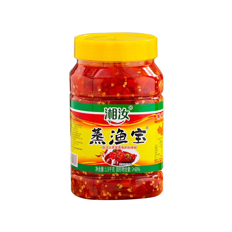 湘汝湖南剁椒鱼头炒菜剁椒瓶装