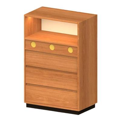 小半家具樱桃木中古大容量五斗柜
