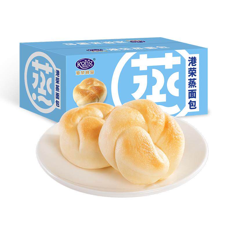 港荣新品淡奶面包整箱