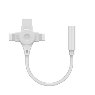 耳机转接头适用苹果iphone16promax转换器15pro音频13转接线14二合一type-c转接口12手机3.5mm华为oppo小米11