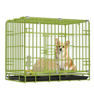 狗笼子家用小型中型犬室内带厕所加粗加固泰迪比熊车载宠物笼狗笼