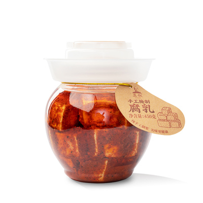 豆叔纯手工湖南香辣豆腐乳毛豆腐