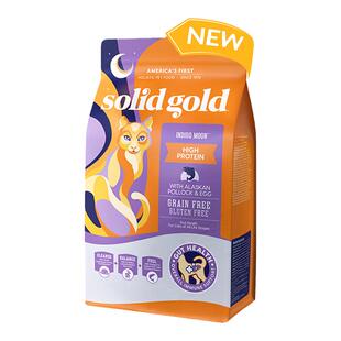 SolidGold金装素力高猫粮进口金素成幼猫通用高蛋白鸡肉鱼肉12磅