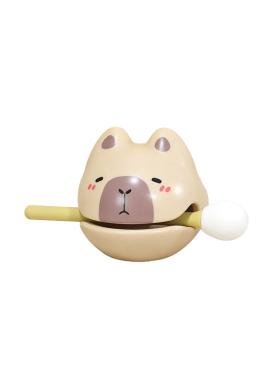 卡皮巴拉木鱼装饰摆件解压