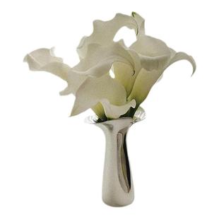 乔治杰生同款不锈钢花瓶乔迁新居礼物北欧装饰客厅餐桌插花器摆件