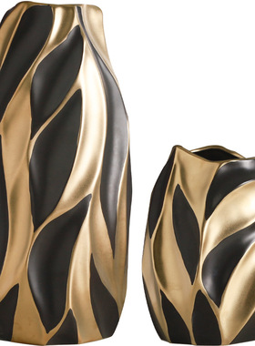 意式极简高级感样板间电视柜摆件