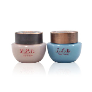 亮丽快早晚霜套装台湾原装liliki霜靓丽快净白祛黄日霜晚正品