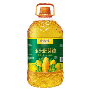 非转基因玉米胚芽油5升一级物理压榨玉米油食用油烘焙色拉油大桶L