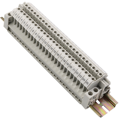 chnt正泰接线端子排uk2525卡25位