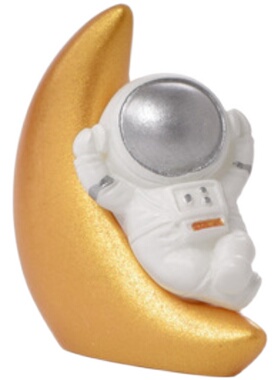 太空旗帜飞碟蛋糕烘培树脂工艺品