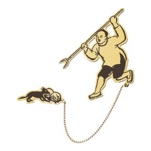 人文之宝鲁迅系列闰土刺猹黄铜书签文化创意礼物毕业季送同学老师