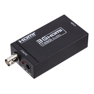 HDMI转SDI视频转换器 监控机摄像机转高清显示3G/sdi/hd信号1080P