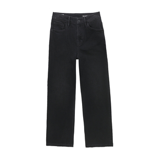 ABLE JEANS【大直筒裤】新款女士高腰宽松直筒阔腿牛仔裤修长直腿
