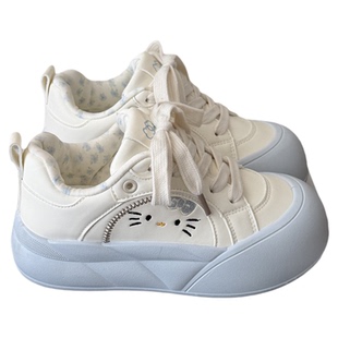 荔枝公园kitty厚底小白鞋子女2026新款爆款板鞋百搭学生运动鞋子