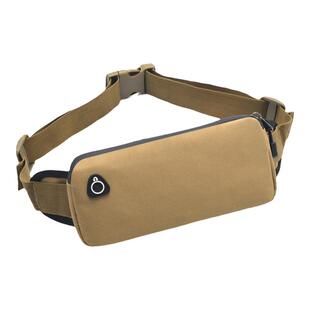 单层小运动跑步腰包男士干活工地放手机耐磨耐用防水帆布夏季女款