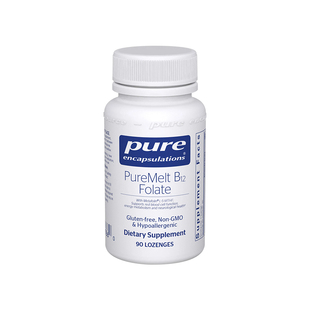 雀巢pure活性叶酸咀嚼片甲钴胺维生素B12男女 降同型半胱氨酸