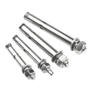 固万基304不锈钢膨胀挂钩螺丝带勾子吊环拉爆墙上热水器膨胀螺栓