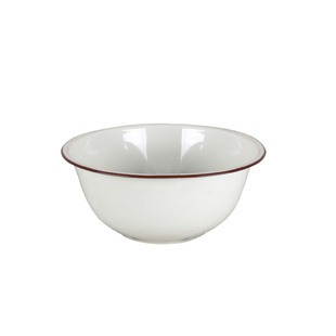 老式怀旧搪瓷碗花平边汤盆碗麻辣烫串串火锅烧烤缸卜冒菜碗饭碗