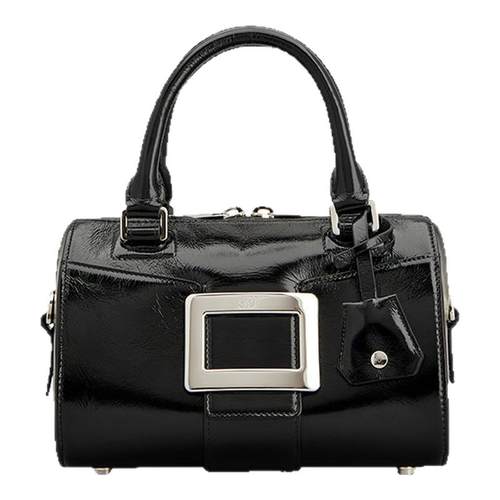 【圣诞礼物】Roger Vivier/RV女包Belle Vivier漆皮保龄球包