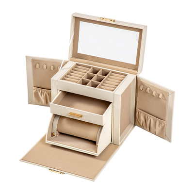 卡瑟格首饰收纳盒多层大容量带锁
