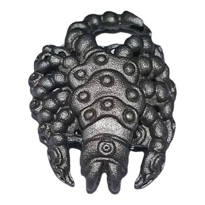 易始男女通用天铁莲师铁蝎吊坠