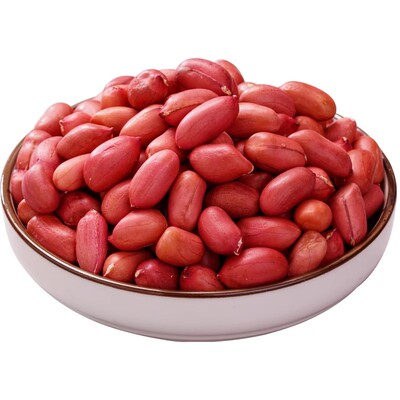 东北新红皮花生米四粒红花生仁晒干新鲜红衣生花生米新货当季去壳