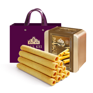 【澳门葡记 黄油鸡蛋卷618g】礼盒手工老式蛋卷糕点特产小吃零食