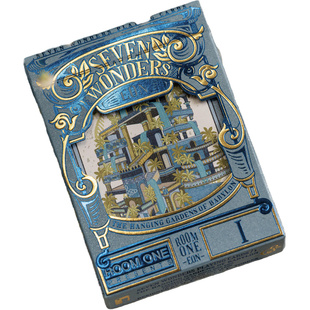 汇奇花切高颜值扑克牌 巴比伦空中花园镂空珍藏 Babylon Room One