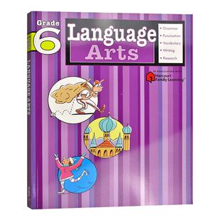 英文原版 Flash Kids 语言艺术：6年级 Language Arts: Grade 6 (Flash Kids Harcourt Family Learning)