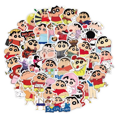 50张蜡笔小新卡通动漫高品质贴纸