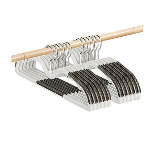 妙然短颈衣架省空间防滑无痕衣挂长款大衣连衣裙防肩角晾衣撑20只