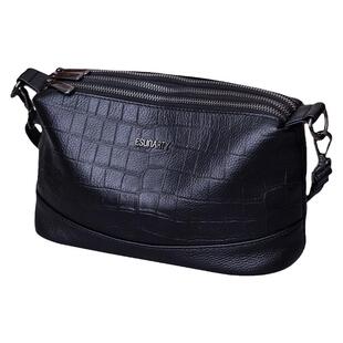 斜挎包包女式2025新款真皮大容量鳄鱼纹单肩中年女士妈妈款女包