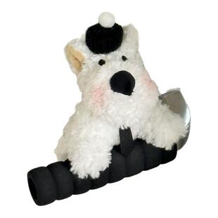 可爱西高地防静电碰撞房间冬天防冻手门把手套门上装饰品门把手