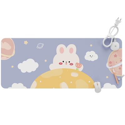 加热桌垫桌面暖手书桌垫子鼠标垫