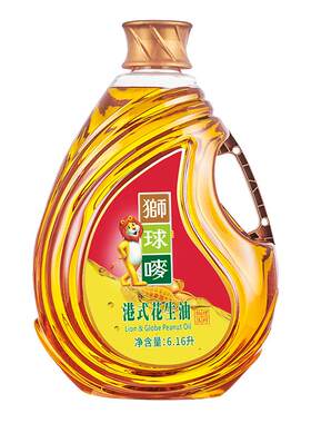 狮球唛港式一级花生油物理压榨