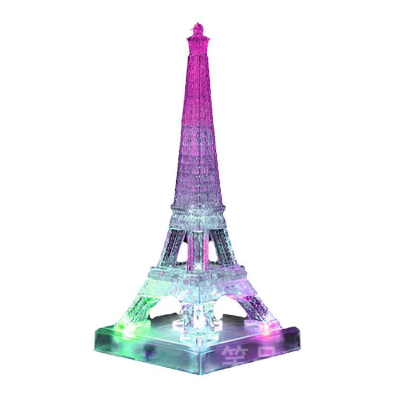 圣诞礼物3d立体水晶diyled巴黎