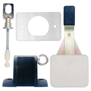 冷库平移门专用老式脱险开门器脱险锁推杆套装晶雪门锁平移门配件