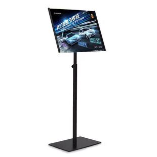 餐厅高档立式菜单牌 台签插入式单面台卡桌面立牌POP广告牌展示架