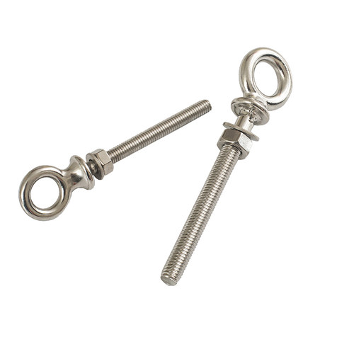 M6M8M10M12不锈钢304国标自带垫片螺帽加长吊环螺丝环形螺栓起重