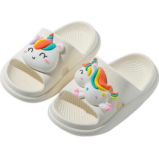 宝宝拖鞋夏女童室内防滑洗澡儿童1-3岁小童软底家用小孩凉拖鞋男