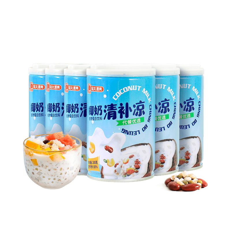 海南特产椰奶清补凉8罐